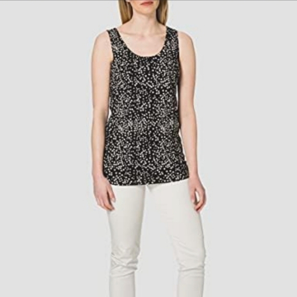 J. Crew Tiered Silk Blouse Sleeveless Top Size 8 - Picture 1 of 7